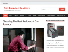 Tablet Screenshot of gasfurnacereview.com